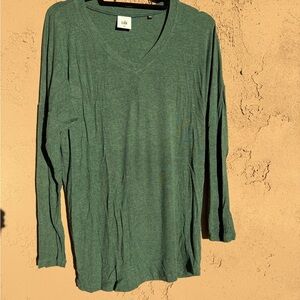 CAbi Green V-Neck Sweater